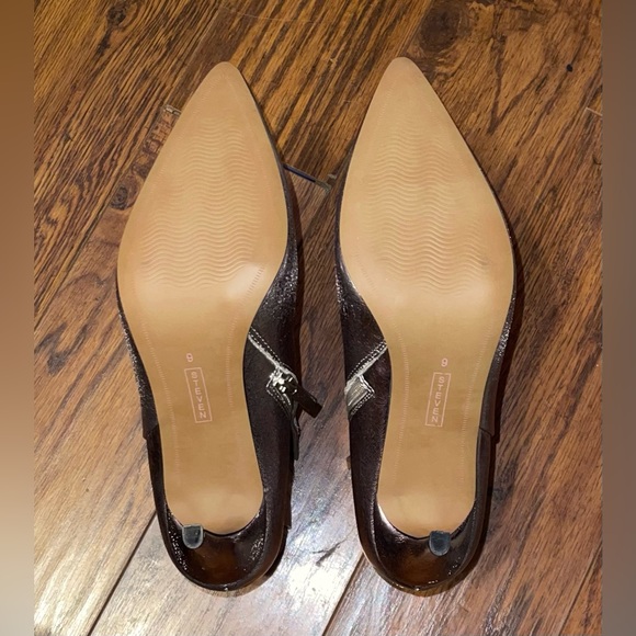 Steven New York Silver Ankle Boots - 9 - Picture 4 of 4